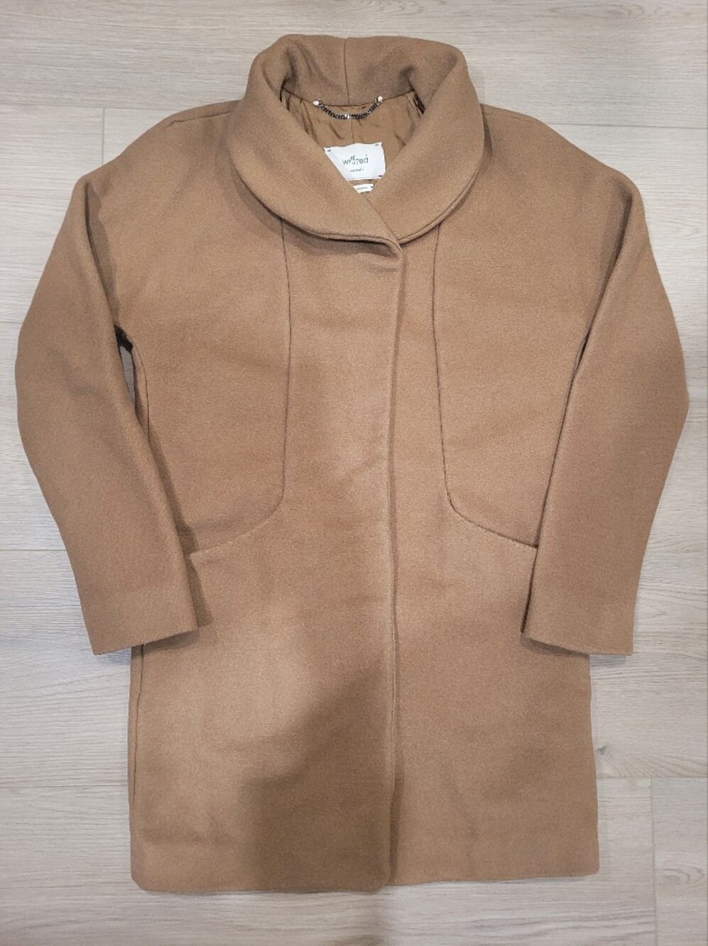 Women’s Classic Camel Coat - Timeless Wool Blend Jacket
